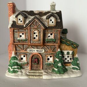 Mervyn's Vintage Christmas Village Brewhouse 1995